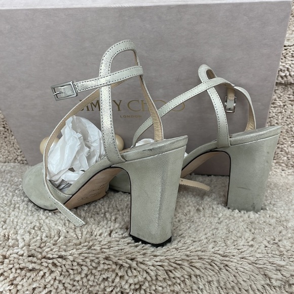 Jimmy Choo size 8.5 Bride shoe (wore once!) - Picture 16 of 17
